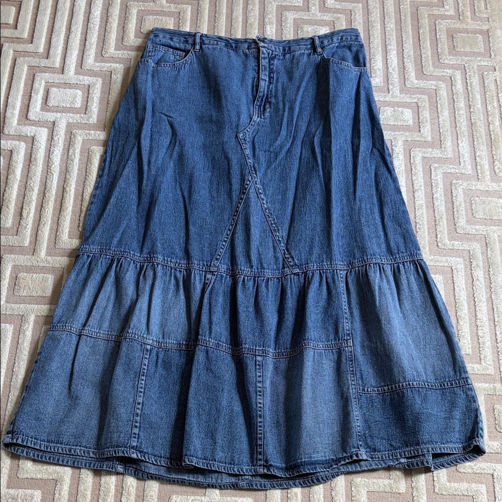 Denim Skirt Studio West